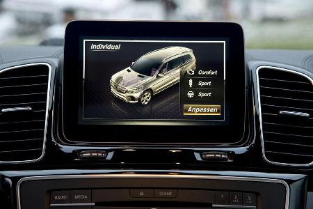 Mercedes GLS, Fahrbericht, Boardcomputer