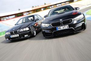 BMW M3 E36 3.0 vs. BMW M4 F82