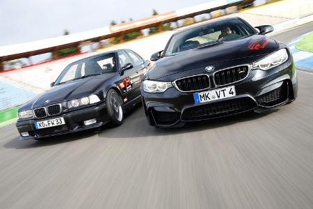 Wetterauer-BMW M3 E36 3.0, Wetterauer-BMW M4 F82, Frontansicht Wetterauer-BMW M3 E36 3.0, Wetterauer-BMW M4 F82, Frontansicht