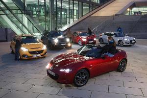 MX-5, Veloster, Leon Cupra, Corsa OPC, Renegade