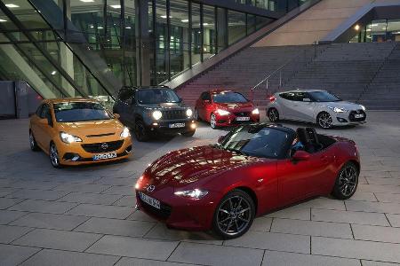 Fahrspaautos, Alle Fahrzeuge