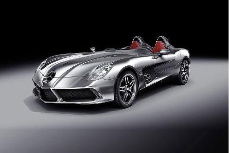 Noch doller soll es ab Juni 2009 zur Sache gehen, wenn der 750.000 Euro teure Roadster SLR Stirling Moss in kleiner Stückzah...