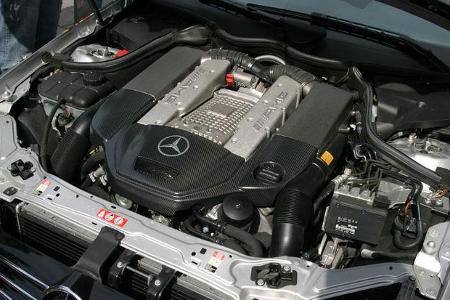 Ein AMG-Motor treibt den...