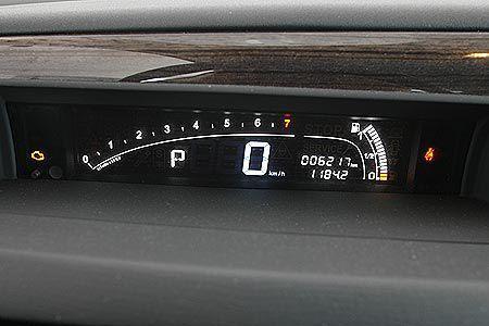 Die LED-Instrumente lassen sich prima ablesen.