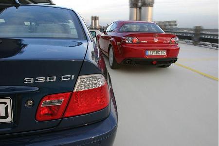 BMW 330, Mazda RX-8:Rotations-Prinzip
