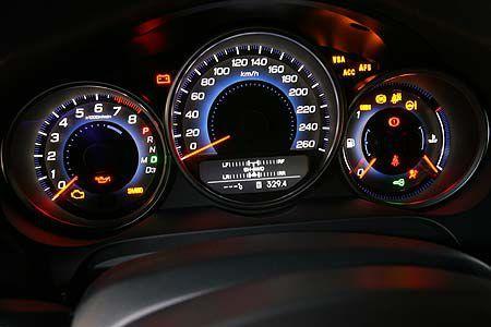 Die Instrumente lassen sich gut ablesen.