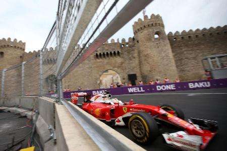 Sebastian Vettel - Ferrari - Formel 1 - GP Aserbaidschan - Baku - 18. Juni 2016