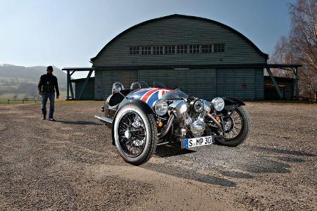 Morgan Threewheeler, Frontansicht