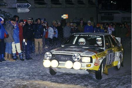 Bei der Rallye Monte Carlo kassiert Röhrl eine empfindliche Niederlage gegen Peugeot-Mann Ari Vatanen.