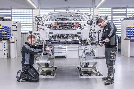 Mercedes-AMG GT3, Werkstatt, Reportage, Hersteller