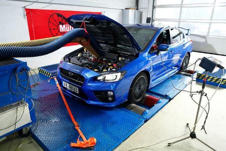 Subaru WRX STI, Prüfstand