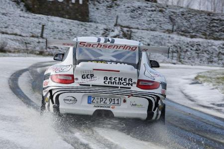 Rallye-Porsche 911 GT3, Heckansicht