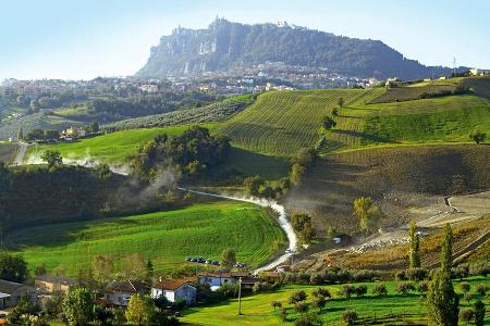 Rallylegend San Marino, Landschaft