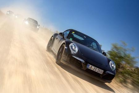 Porsche 911 Facelift, Abstimmungsfahrt