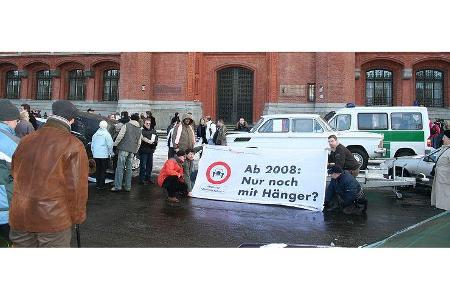 Demo zu Umweltzonen in Berlin