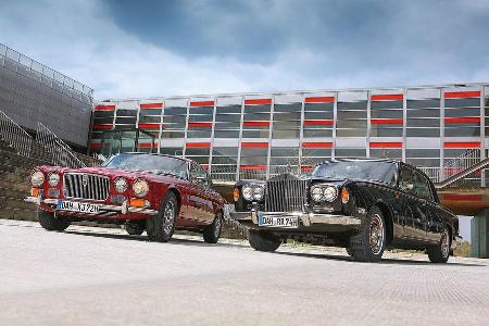 Jaguar XJ 12 und Rolls-Royce Silver Shadow