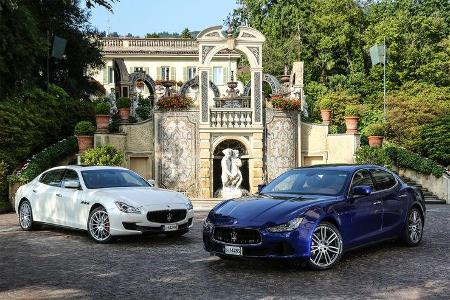 Maserati Ghibli, Maserati Quattroporte, Frontansicht