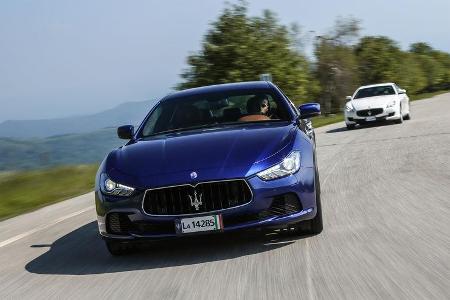 Maserati Ghibli, Maserati Quattroporte, Frontansicht