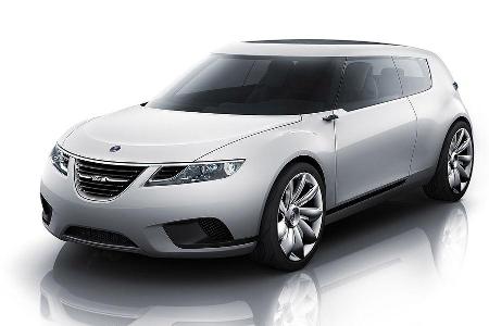 Saab lässt auf dem Genfer Auto Salon mit dem 9-X einen ersten Blick auf das kommende Kompaktmodell Saab 9-1 zu.