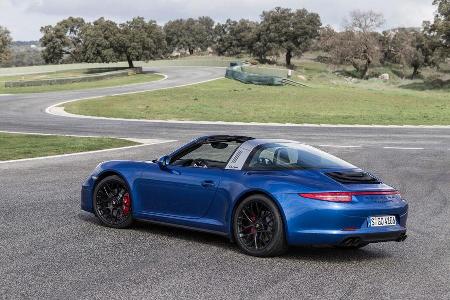 Porsche 911 Targa 4 GTS, Heckansicht