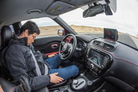 Kia Soul EV, autonomes Fahren, Kia Drive Wise, CES 2016, Las Vegas