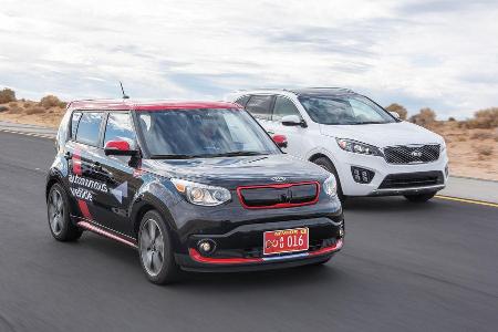 Kia Soul EV, autonomes Fahren, Kia Drive Wise, CES 2016, Las Vegas