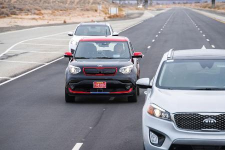 Kia Soul EV, autonomes Fahren, Kia Drive Wise, CES 2016, Las Vegas