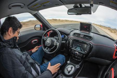 Kia Soul EV, autonomes Fahren, Kia Drive Wise, CES 2016, Las Vegas