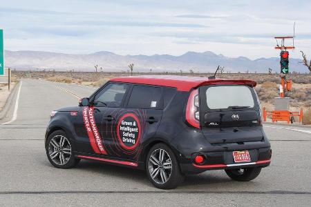 Kia Soul EV, autonomes Fahren, Kia Drive Wise, CES 2016, Las Vegas