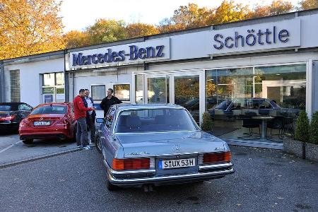 Mercedes 450 SEL 6.9, Heckansicht