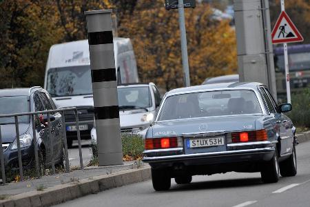 Mercedes 450 SEL 6.9, Heckansicht