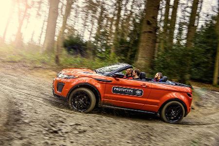 Range Rover Evoque Cabrio, Impression, Ausfahrt