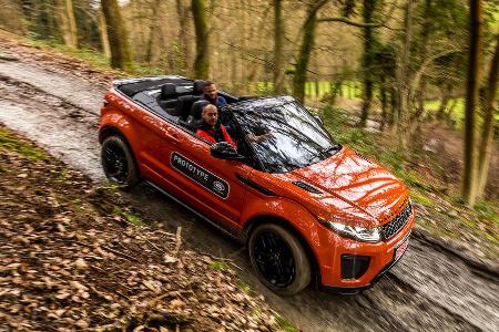 Range Rover Evoque Cabrio, Impression, Ausfahrt