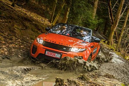 Range Rover Evoque Cabrio, Impression, Ausfahrt