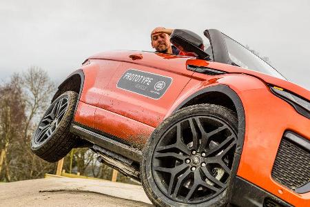 Range Rover Evoque Cabrio, Impression, Ausfahrt