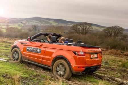 Range Rover Evoque Cabrio, Impression, Ausfahrt