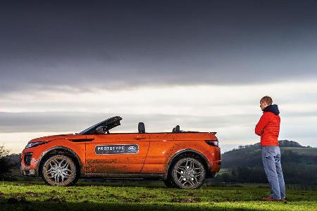 Range Rover Evoque Cabrio, Impression, Ausfahrt