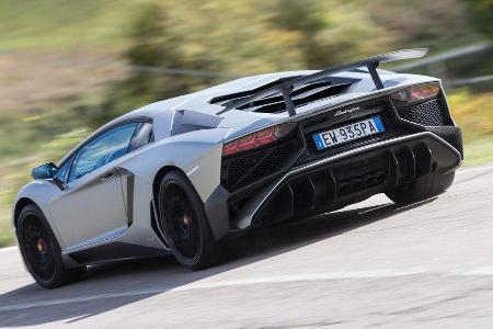 Lamborghini Aventador LP750 SV, Heckansicht