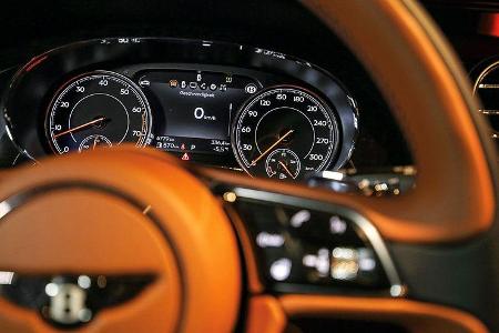 Bentley Bentayga, Anzeigeinstrumente