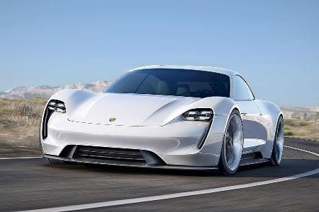 Porsche Mission E, Frontansicht