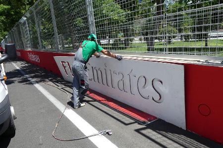 Trackwalk - GP Aserbaidschan - Baku - 15. Juni 2016