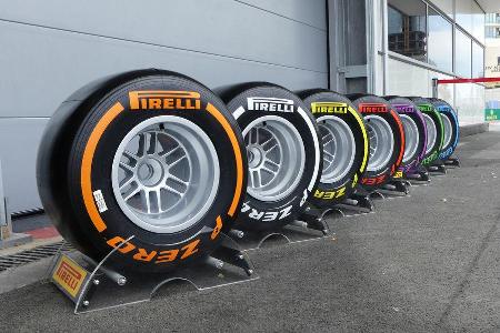 Pirelli-Reifen - Formel 1 - GP Aserbaidschan - Baku - 17. Juni 2016