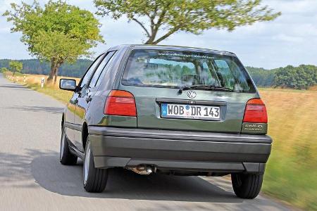 VW Golf Ecomatic, Heckansicht