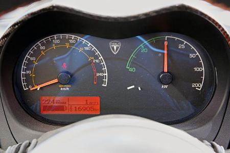 Tesla Roadster, Rundinstrumente