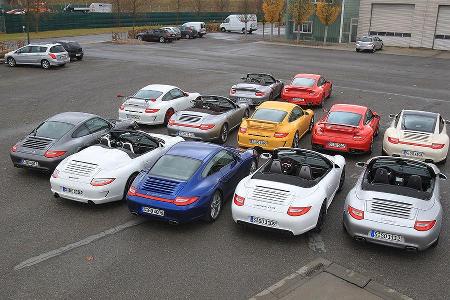 Porsche 911, komplette Modellpalette