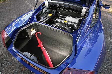 Der Kofferraum im Heck fasst jetzt immerhin 154 Liter.