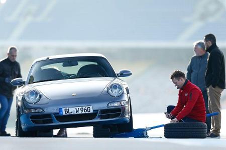Wendland-Porsche 997 Carrera S Tuner GP Edition, Reifenwechsel
