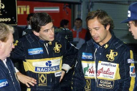 Ayrton Senna & Elio de Angelis