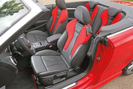 Audi S3 Cabrio, Fahrersitz