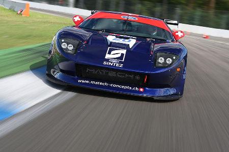 Der GT3-Renner erreicht eine maximale Querbeschleunigung von 1,8 g.